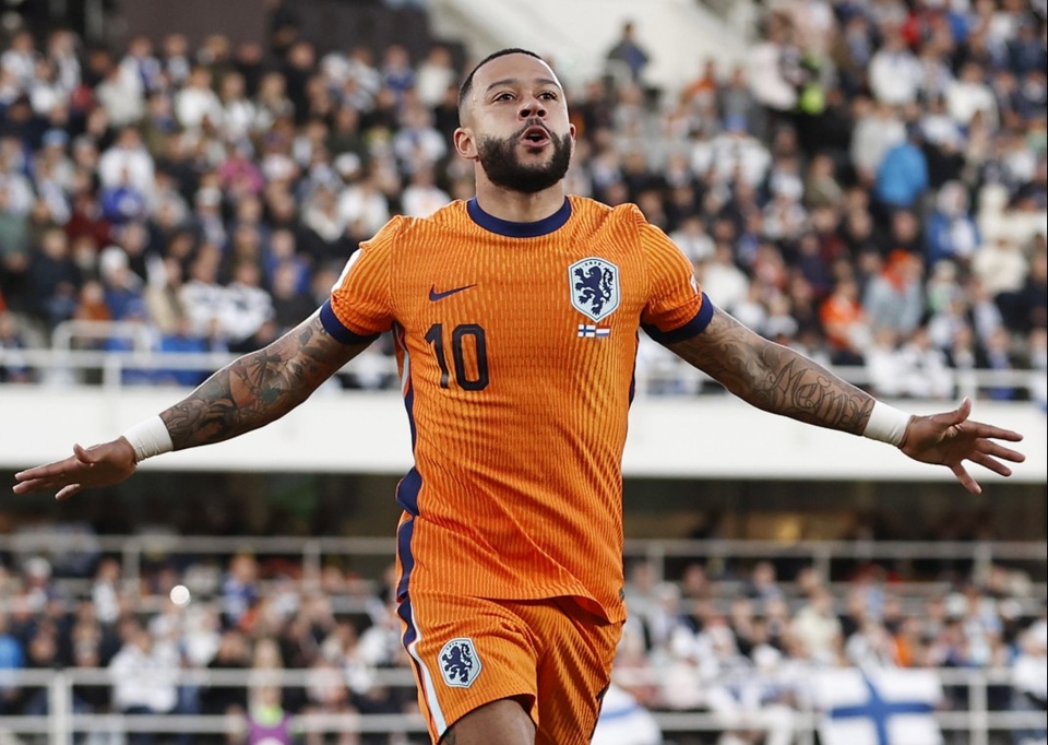 德佩已为荷兰打入48球,距范佩西队史纪录仅差2球